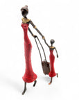 Bronze Mohamadi Dermé 40 cm rouge n°1