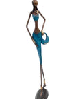 Bronze 55 cm bleu n°8 Bronzes d'Afrique