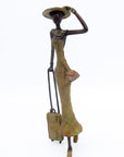 Bronze Mohamadi Dermé 40 cm vert n°1 Bronzes d'Afrique