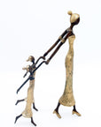 Bronze Mohamadi Dermé 30 cm doré n°9 Bronzes d'Afrique
