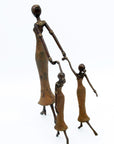 Bronze Mohamadi Dermé 30 cm marron n°6 Bronzes d'Afrique