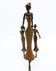 Bronze Mohamadi Dermé 30 cm marron n°6 Bronzes d'Afrique