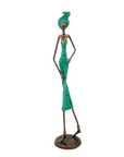 Bronze 55 cm turquoise n°3