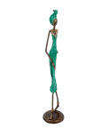 Bronze 55 cm turquoise n°3