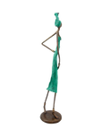 Bronze 55 cm turquoise n°3