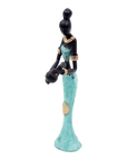 Bronze Mohamadi Dermé 20 cm turquoise n°4