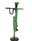 Abdoulaye's bronze 25cm green n°1