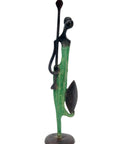 Abdoulaye's bronze 25cm green n°6