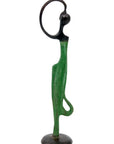 Abdoulaye's bronze 25cm green n°12