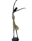 Bronze danseuse 55 cm vert n°1 Bronzes d'Afrique