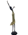 Bronze danseuse 55 cm vert n°1 Bronzes d'Afrique