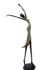 Bronze danseuse 55 cm vert n°1 Bronzes d'Afrique