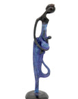 Abdoulaye's bronze 25cm purple n°2