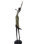 Bronze danseuse 55 cm vert n°1 Bronzes d'Afrique