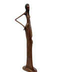 Bronze Issouf sans socle 55 cm marron n°1 Bronzes d'Afrique