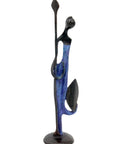 Abdoulaye's bronze 25cm purple n°12