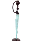 Abdoulaye's bronze 25cm turquoise n°2