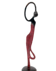 Abdoulaye's bronze 25cm red n°11