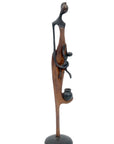 Bronze d'Abdoulaye 35cm marron n°1