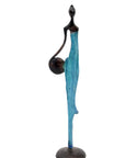 Bronze d'Abdoulaye 35cm bleu n°2