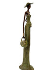 Bronze Issouf 55 cm vert n°4 Bronzes d'Afrique