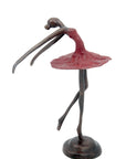 Ballerine 25 cm rouge n°3