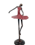 Ballerine 25 cm rouge n°3