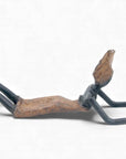 Bronze allongé 20 cm marron n°6
