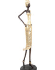 Bronze Issouf 70 cm doré n°3