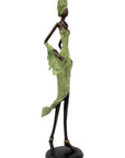 Bronze Issouf 70 cm vert n°1