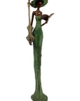 Bronze Issouf 55 cm vert n°5