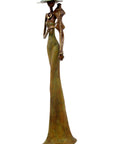 Bronze Issouf 55 cm vert n°6
