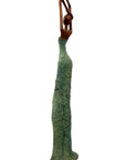 Bronze Issouf 55 cm vert n°7