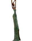 Bronze Issouf 55 cm vert n°7