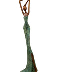 Bronze Issouf 55 cm vert n°7