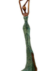 Bronze Issouf 55 cm vert n°7