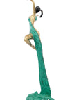 Bronze Issouf danseuse 70 cm vert n°1