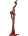 Bronze Issouf danseuse 70 cm rouge n°1