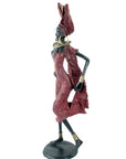 Bronze danseuse 50 cm rouge n°2 Bronzes d'Afrique