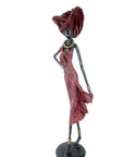 Bronze Issouf 70 cm rouge n°1 Bronzes d'Afrique