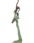 Bronze Issouf danseuse 70 cm vert n°3