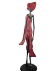 Bronze Issouf 110 cm rouge n°2 Bronzes d'Afrique