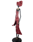 Bronze Issouf 110 cm rouge n°2 Bronzes d'Afrique