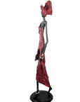 Bronze Issouf 110 cm rouge n°2 Bronzes d'Afrique