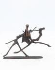 Chamelier 20 cm marron n°2