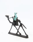Chamelier 20 cm turquoise n°2