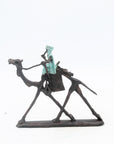 Chamelier 20 cm turquoise n°2