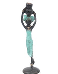Bronze 15 cm turquoise n°16