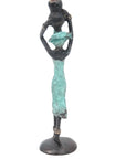 Bronze 15 cm turquoise n°16
