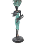 Bronze 15 cm turquoise n°21
